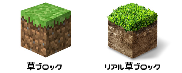Photoshopで写真を合成 マイクラの草ブロックをリアルに再現してみた Eigagahou